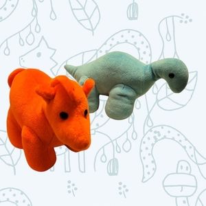 Manhattan Toy Horse and Dino plush